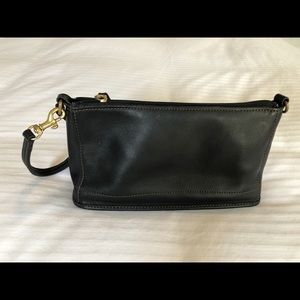 COACH Small Purse Wristlet Black Leather L9C-9311